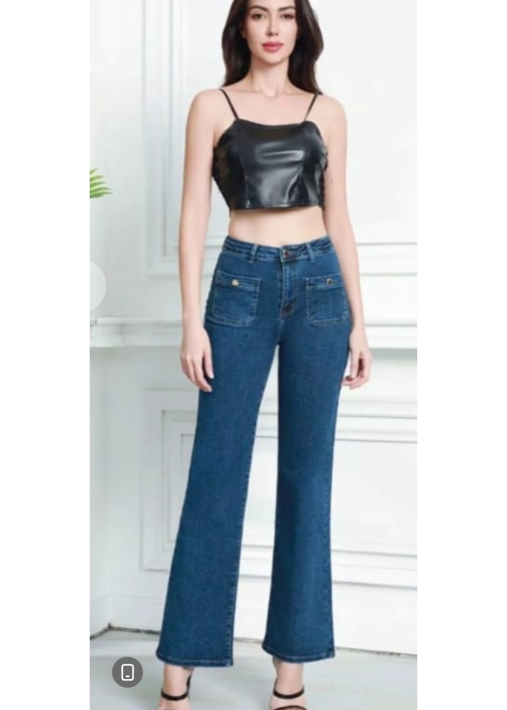 Pantalón vaquero  bolsillos delanteros