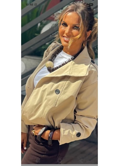 Gabardina corta (TRENCH)