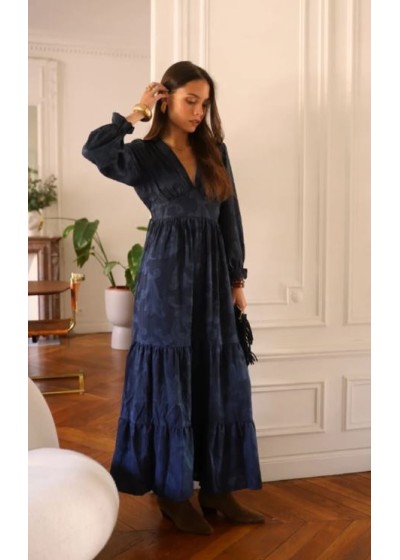 Vestido Largo Bordado