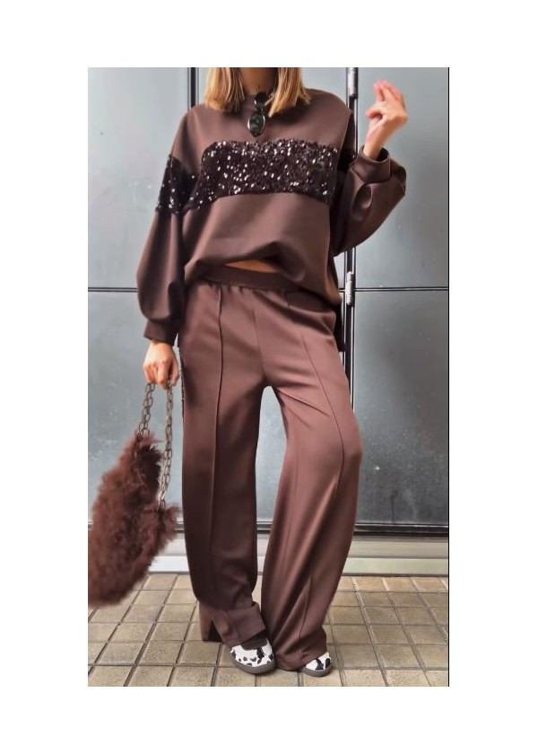 Conjunto chandal contraste brillo