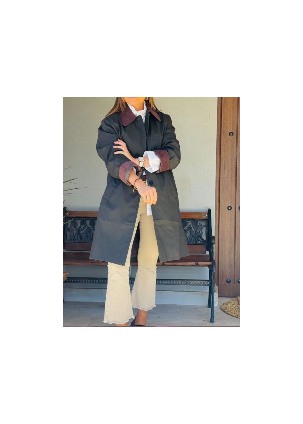 Chaqueta barbour larga