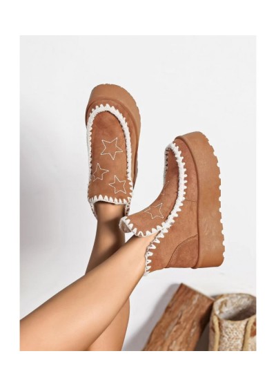 Bota estrellas tipo moü camel
