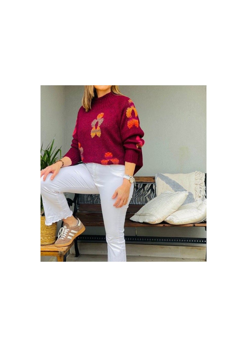 Jersey estampado flor