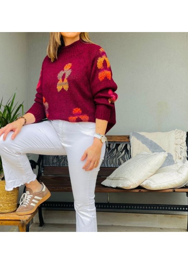 Jersey estampado flor