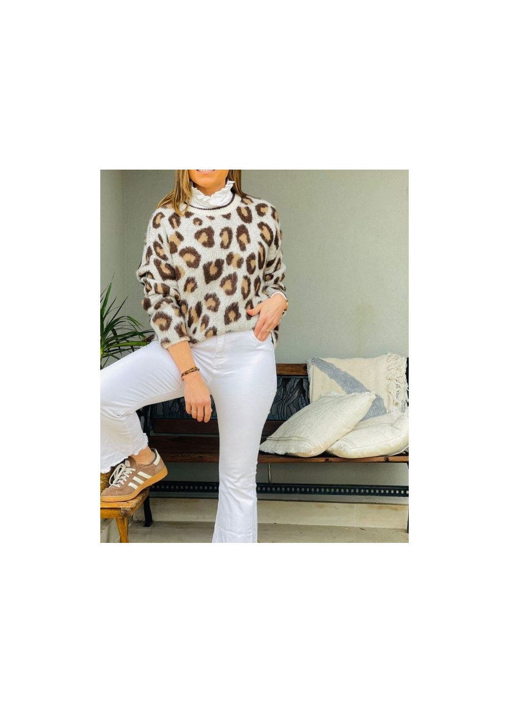 Jersey leopardo chocolate