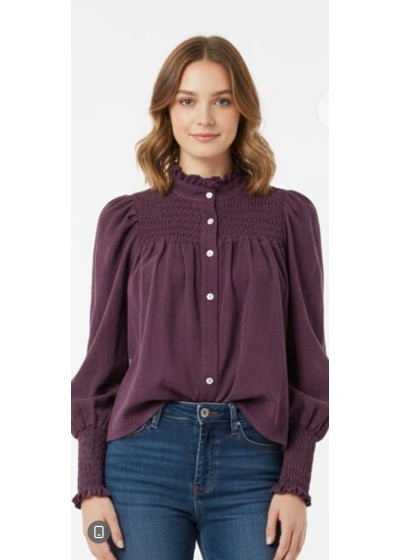 Camisa pana detalles...