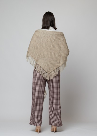 Bufanda grande con flecos