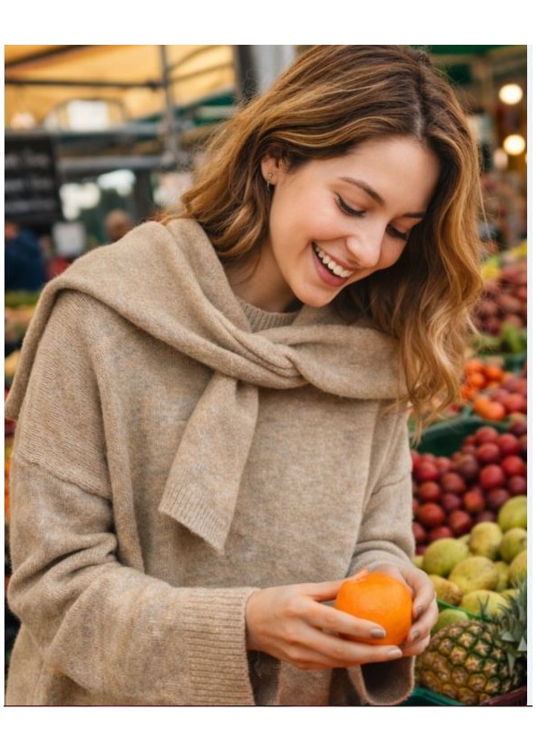 Jersey liso cuello bufanda colores