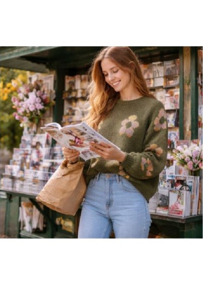 Jersey estampado flor