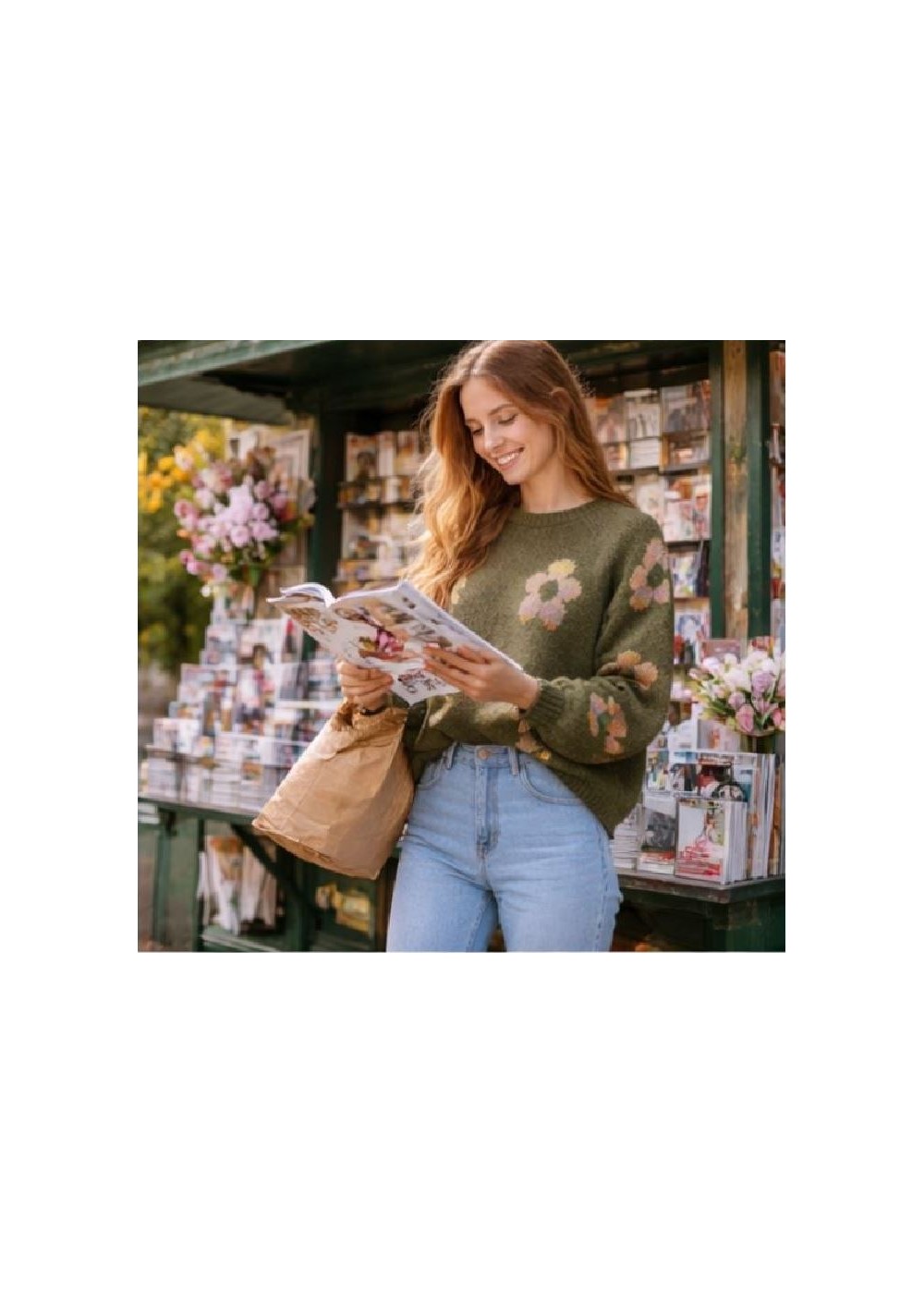 Jersey estampado flor