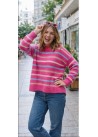 Jersey rayas multicolor