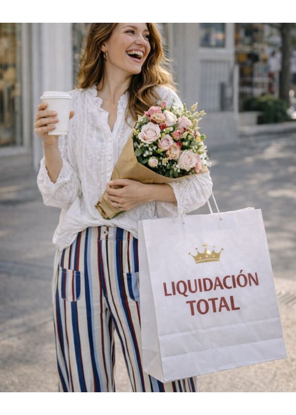 Pantalón raya multicolor