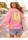 Sudadera LA CALIFORNIA rosa lila