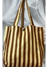 Tote bag raya AMARILLO CHOCO (bolsillo botón)