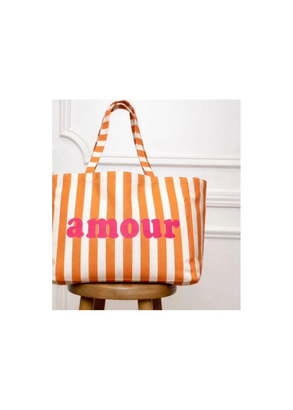 Tote bag rayas bicolor