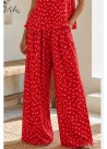 Pantalón rojo goma cintura