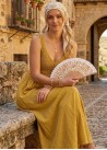 Vestido crochet amarillo
