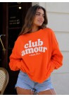 Sudadera Club amour fluor