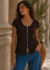 Camiseta algodon botones