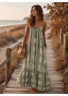 Vestido sardina concha verde agua