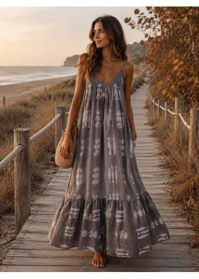 Vestido sardina concha...