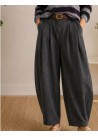 Pantalón ballon bolsillos  espiga marino